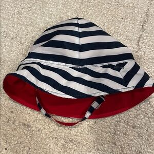 Wonder Nation|  Red and Navy Striped SunHat | 24 months